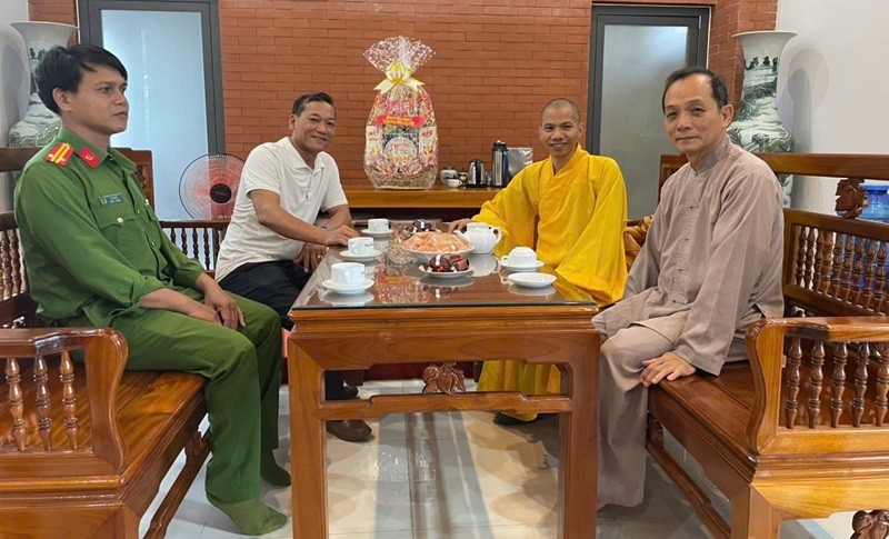 Công an xã Đạ Huoai phát huy vai trò người có uy tín trong đồng bào dân tộc thiểu số, chức sắc tôn giáo trong công tác bảo đảm an ninh trật tự